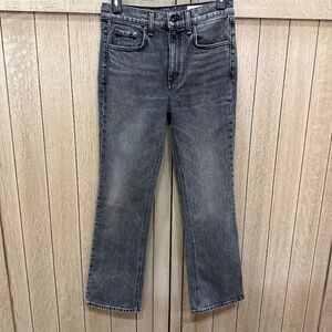 Rag & Bone Jeans in Washed Black, Size 25